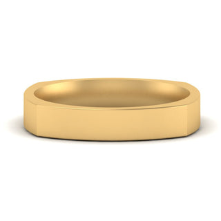 Square Wedding Band | 4 mm - MENAGERIE Intimates MENS Lingerie