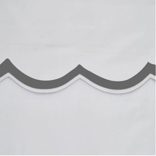 400TC Applique Scalloped Embroidery Cotton Duvet Cover Set