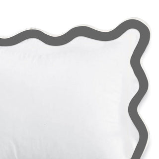 400TC Applique Scalloped Embroidery Cotton Duvet Cover Set