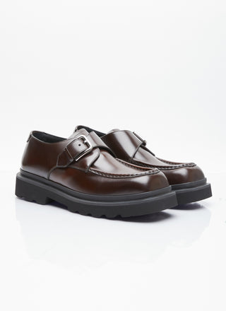 Brushed Leather Monkstrap Shoes