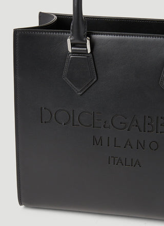 Debossed Logo Tote Bag