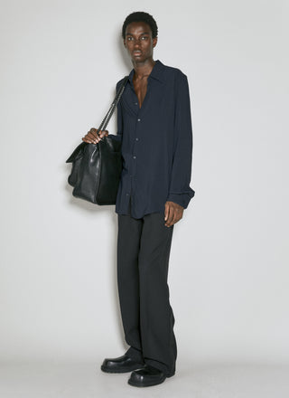 Martini Fit Stretch Charmeuse Shirt
