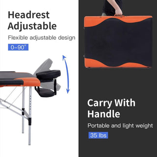 IronEase Adjustable Portable Sensual Massage Table