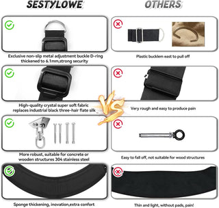 AxionUltra 360° Adjustable Sex Swing with Wide Cushion