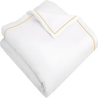 400TC Cotton Single Edge Embroidery Sateen Solid Duvet Cover Set