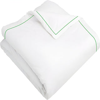 400TC Cotton Single Edge Embroidery Sateen Solid Duvet Cover Set