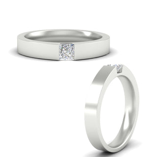 Half Bezel Solitaire | Engagement Ring