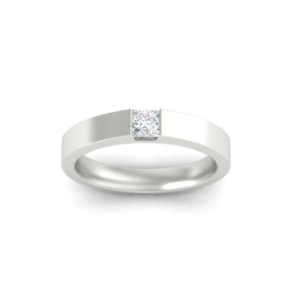 Half Bezel Solitaire | Engagement Ring
