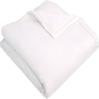 400TC Cotton Single Edge Embroidery Sateen Solid Duvet Cover Set