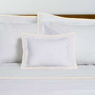 400TC Embroidery Cotton Sateen Solid Duvet Cover Set