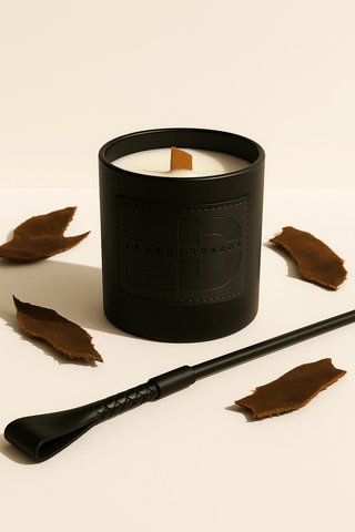 Hand-Poured Soy Wax Candle | Signature LeatherDaddy Fragrance