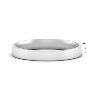 Light Weight Flat 4 mm | Wedding Band