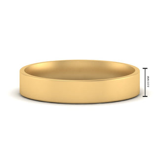Light Weight Flat 4 mm | Wedding Band