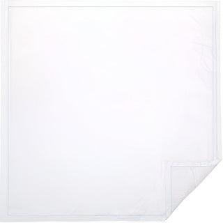 400TC Cotton Single Edge Embroidery Sateen Solid Duvet Cover Set