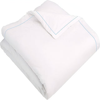 400TC Cotton Single Edge Embroidery Sateen Solid Duvet Cover Set