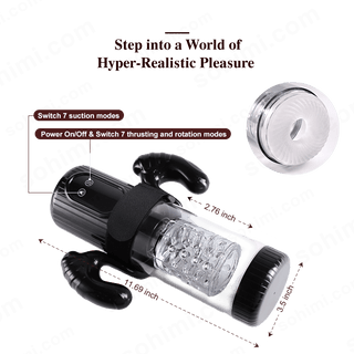 MAIDEN | Hands-Free Automatic Masturbator (Thrusting, Rotating & Sucking) - MENAGERIE Intimates MENS Lingerie