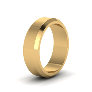 Matte Finish Beveled Anniversary Band For Men - MENAGERIE Intimates MENS Lingerie