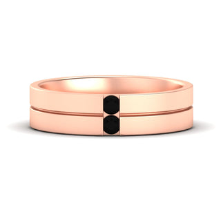 Mens 2 Stone | Wedding Band