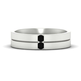 Mens 2 Stone | Wedding Band