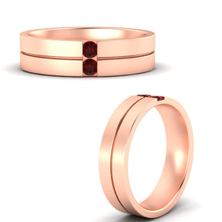 Mens 2 Stone | Wedding Band