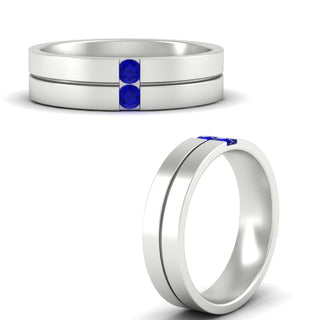 Mens 2 Stone | Wedding Band