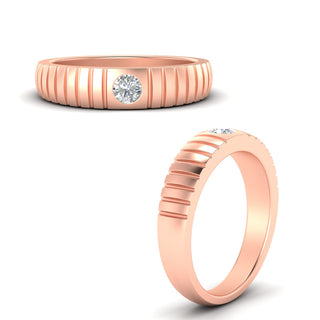 Bezel Set Modern | Wedding Band