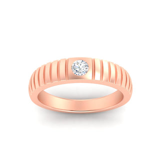 Bezel Set Modern | Wedding Band