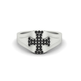Cross Engagement Ring