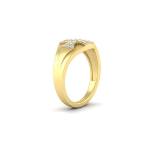 Cross Engagement Ring