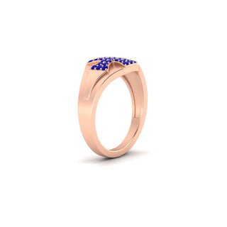 Cross Engagement Ring