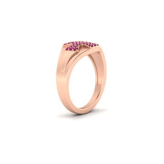 Cross Engagement Ring