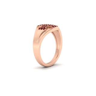 Cross Engagement Ring