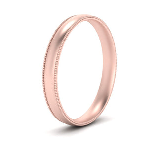 Milgrain Wedding Band | 4 mm