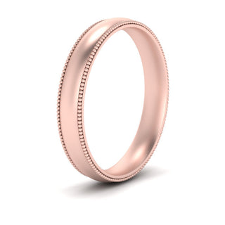 Milgrain Wedding Band | 4 mm