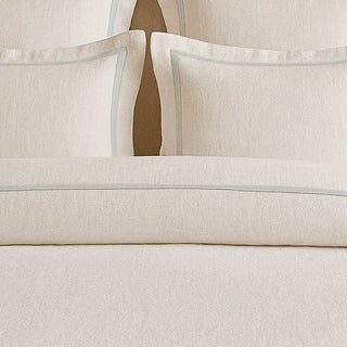 Linen Frame Trim Duvet Cover Set