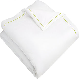 400TC Cotton Single Edge Embroidery Sateen Solid Duvet Cover Set