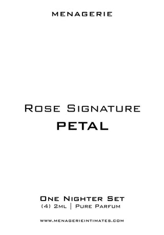 Rose Signature | PETAL| Four 2ML Bottles