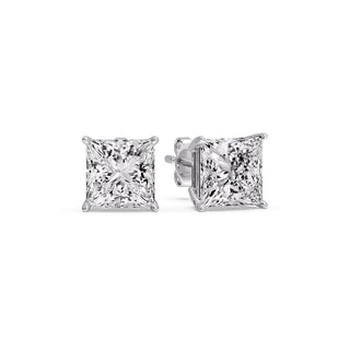 Princess Cut Diamond Stud Earring