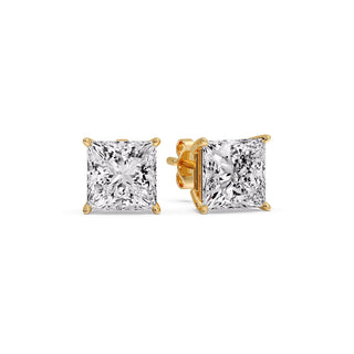 Princess Cut Diamond Stud Earring