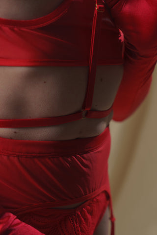 Sisi's T Harness | RED | FULL OF DESIRE