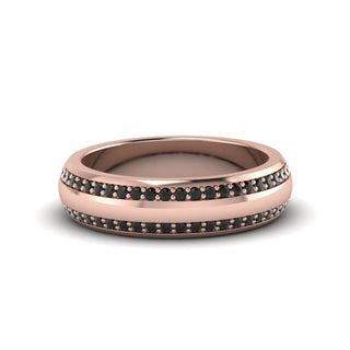 Beveled Edge Matte Eternity | Engagement Ring