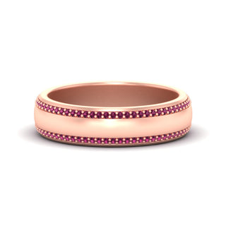 Beveled Edge Matte Eternity | Engagement Ring - MENAGERIE Intimates MENS Lingerie