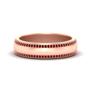 Beveled Edge Matte Eternity | Engagement Ring - MENAGERIE Intimates MENS Lingerie