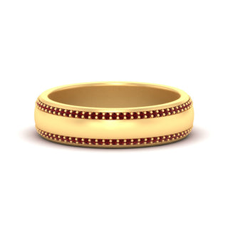 Beveled Edge Matte Eternity | Engagement Ring - MENAGERIE Intimates MENS Lingerie