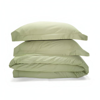 400TC Cotton Sateen Solid Duvet Cover Set