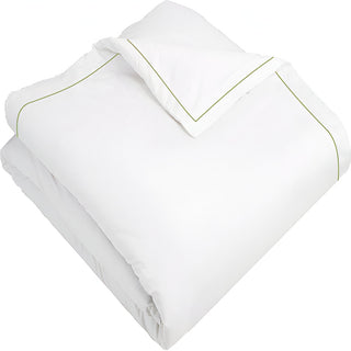 400TC Cotton Single Edge Embroidery Sateen Solid Duvet Cover Set