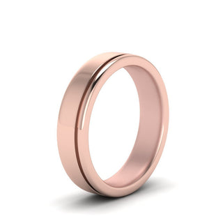 Satin Inlay Wedding Rings - MENAGERIE Intimates MENS Lingerie
