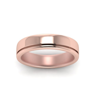 Satin Inlay Wedding Rings - MENAGERIE Intimates MENS Lingerie