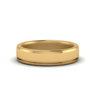 Satin Inlay Wedding Rings - MENAGERIE Intimates MENS Lingerie