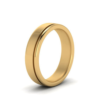 Satin Inlay Wedding Rings - MENAGERIE Intimates MENS Lingerie